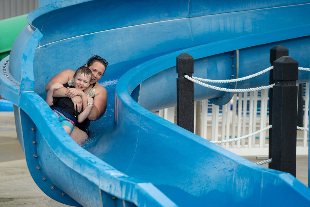 Water slides, water spouts, swimming and diving are all part of Sun Prairie's water fun!  