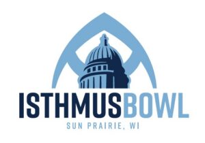 Logo for Isthmus Bowl in Sun Prairie, WI, featuring an icon of a capitol building dome.